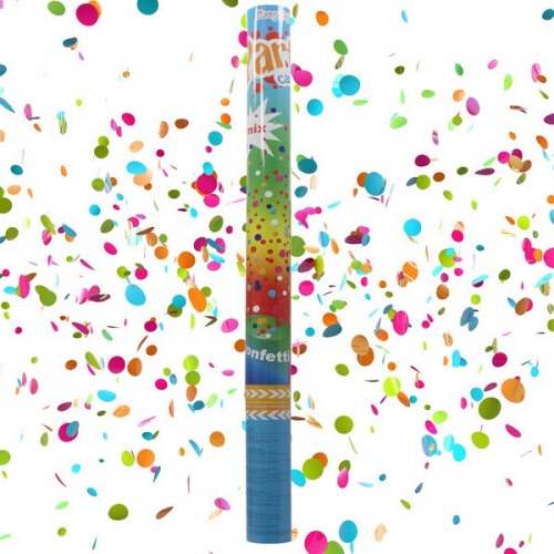 Isoleren stijl krullen Confetti Shooter Multicolor - 60 cm goedkoop online bestellen