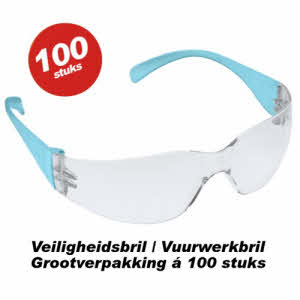 nakomelingen afvoer Rust uit Vuurwerkbril / Veiligheidsbril voordeelset 100 stuks | goedkoop  vuurwerkbrillen kopen bestellen